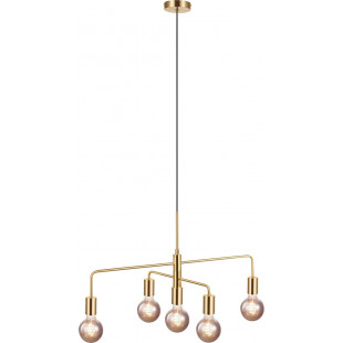 Lampa wisząca 5 punktowa Gloom 74cm mosiężna Nordlux