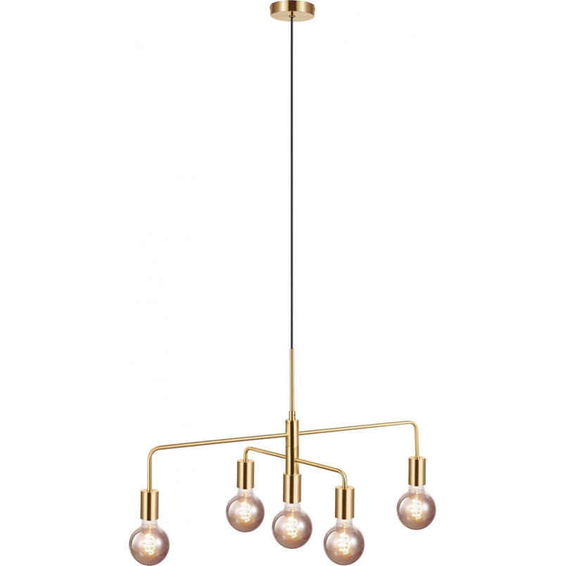 Lampa wisząca Gloom mosiężna Nordlux | 5 punktów, E27