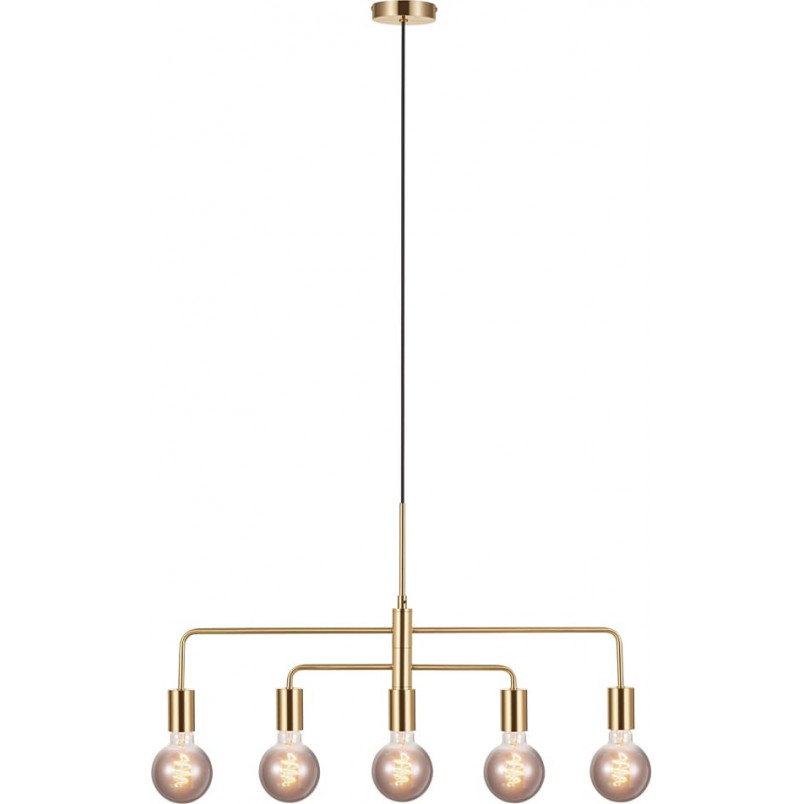 Lampa wisząca Gloom mosiężna Nordlux | 5 punktów, E27