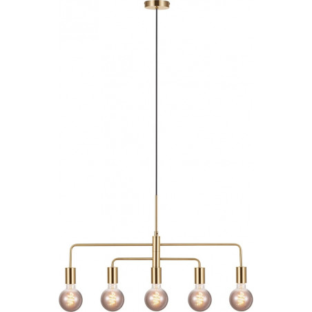 Lampa wisząca Gloom mosiężna Nordlux | 5 punktów, E27