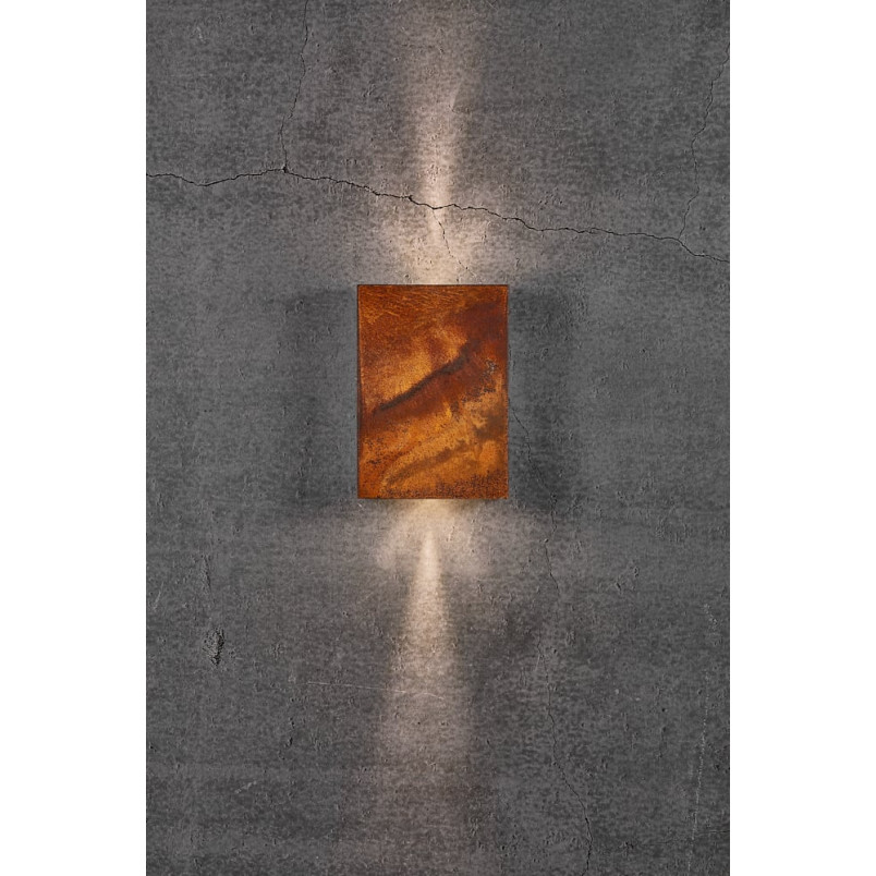 Kinkiet zewnętrzny Nordlux Fold LED | Stal Corten | Kup online