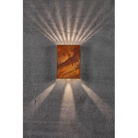 Kinkiet zewnętrzny Nordlux Fold LED | Stal Corten | Kup online