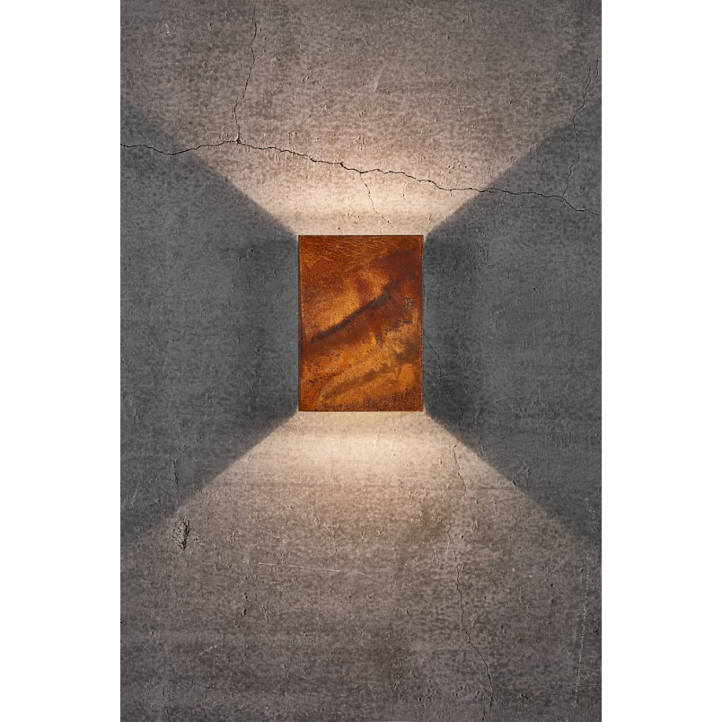 Kinkiet zewnętrzny Nordlux Fold LED | Stal Corten | Kup online