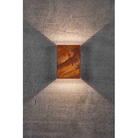 Kinkiet zewnętrzny Nordlux Fold LED | Stal Corten | Kup online