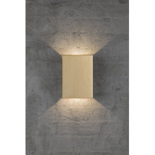 Kinkiet zewnętrzny Nordlux Fold LED | Mosiądz | Eleganckie oświetlenie
