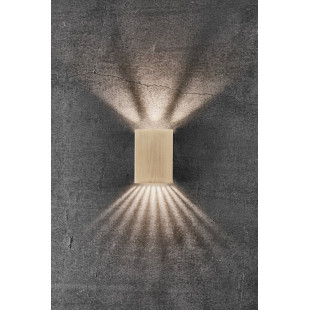 Kinkiet Nordlux Fold LED - Mosiężny, Elewacyjny | Sklep z Lampami