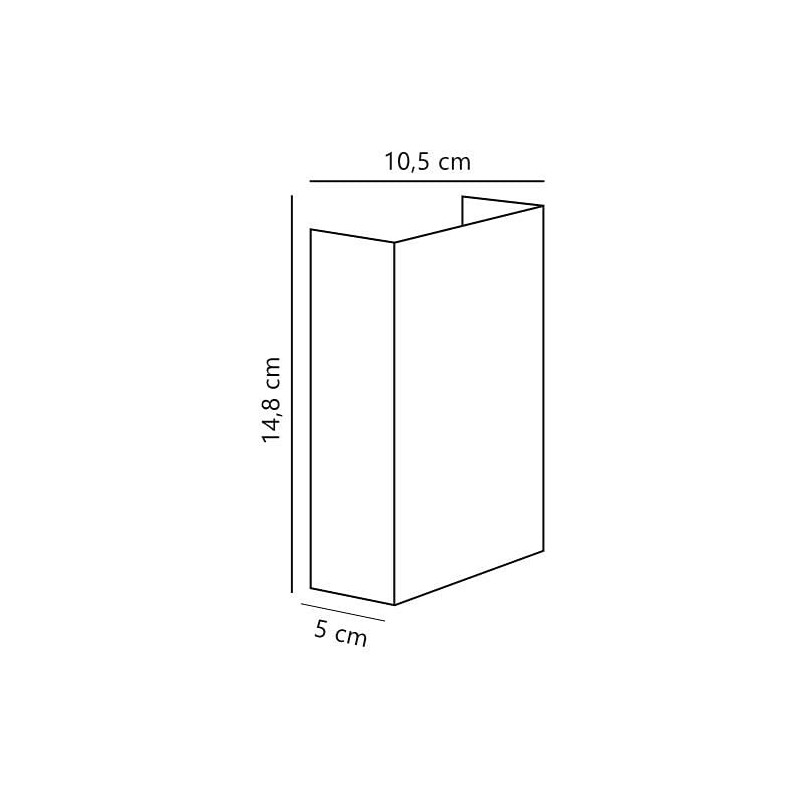 Kinkiet zewnętrzny Nordlux Fold LED - Eleganckie oświetlenie elewacji