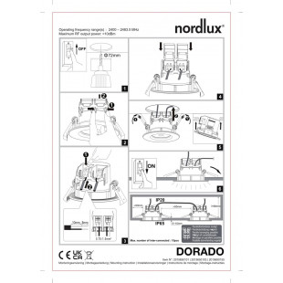 Lampa Dorado LED - Ściemnialny spot, nikiel szczotkowany | Nordlux