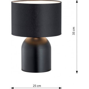 Lampa stołowa Aspen czarna/biała Emibig - Skandynawski Design