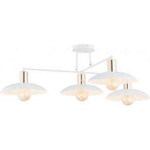 Lampa sufitowa ażurowa Spirit IV 100cm biały / złoty Emibig