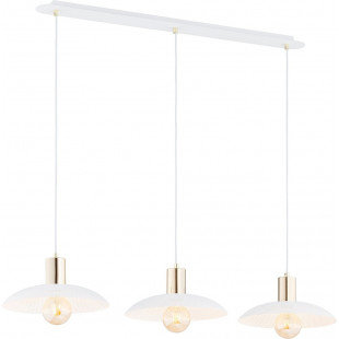 Lampa Wisząca Spirit III - Biało-Złota | Emibig