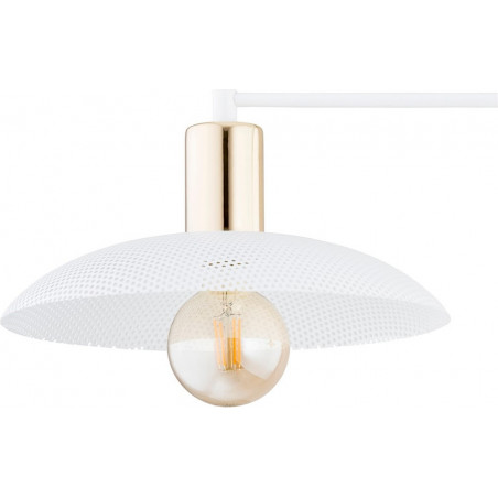 Lampa Sufitowa Spirit II | Loftowa, Biało-Złota | Emibig