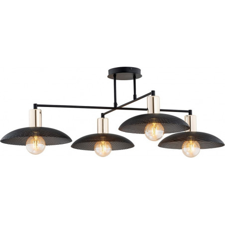 Lampa Sufitowa Loft Czarna Spirit IV 100cm - Emibig