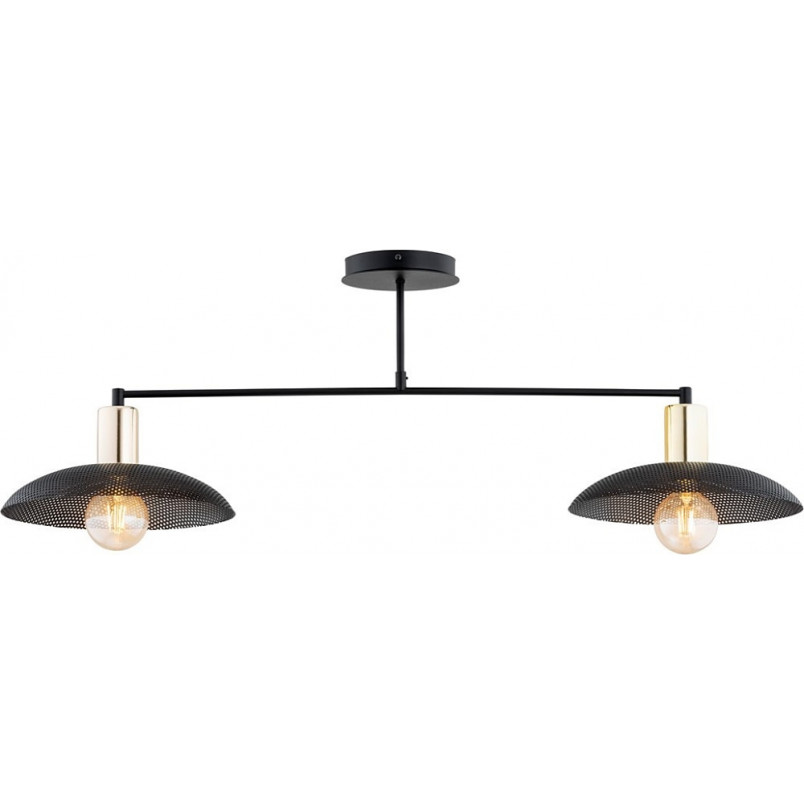 Lampa sufitowa Spirit II | Czarna i Złota | Loft | Emibig