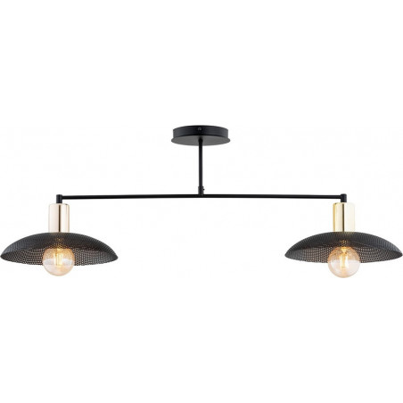 Lampa sufitowa Spirit II | Czarna i Złota | Loft | Emibig