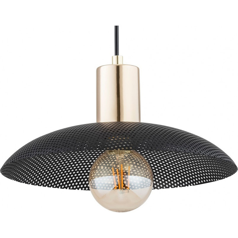 Lampa Wisząca Spirit Czarna/Złota Emibig | Loftowa