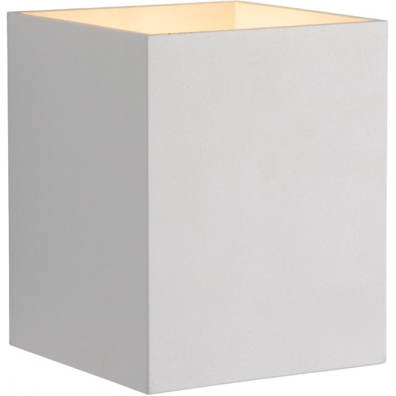 Kinkiet minimalistyczny Xera Square biały Lucide | Sklep z lampami