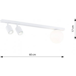 Reflektor sufitowy Baster - 2xGU10, 1xE14 | Emibig
