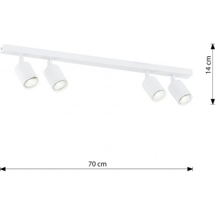 Reflektor sufitowy 4-punktowy Flash 70cm biały | Emibig