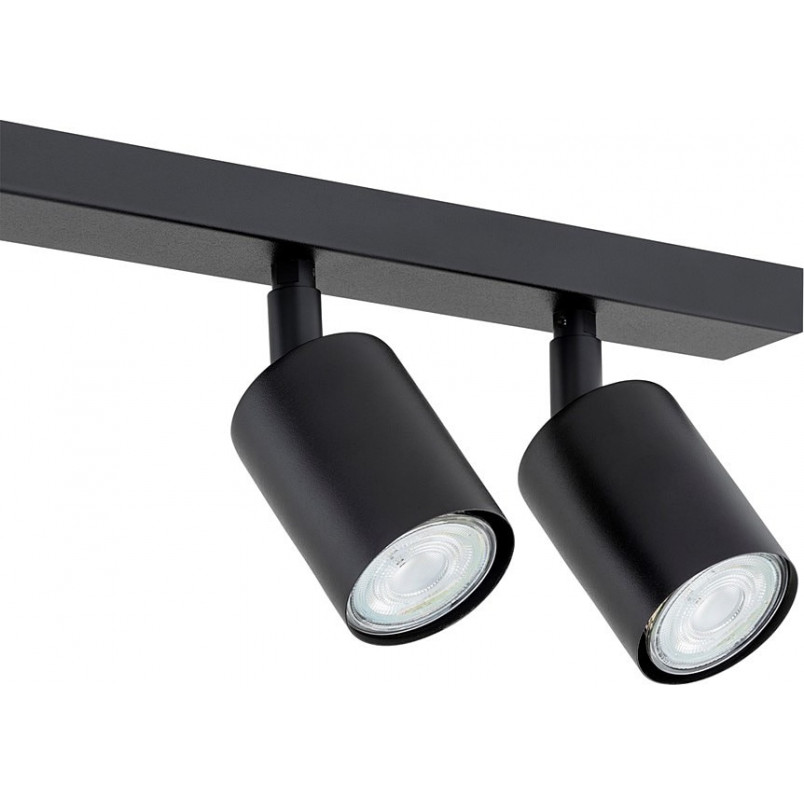 Reflektor sufitowy 6 punktowy Flash czarny Emibig | Sklep z lampami
