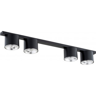 Lampa spot 4 punktowa Nano | Czarna | Emibig
