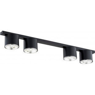 Lampa spot 4 punktowa Nano | Czarna | Emibig