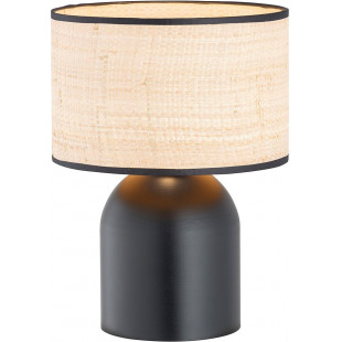 Lampa boho Aspen - czarny rattan | Emibig