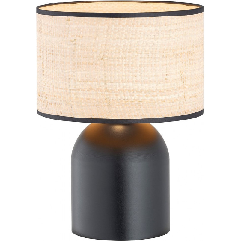 Lampa boho Aspen - czarny rattan | Emibig