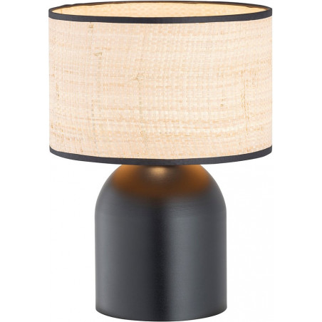 Lampa boho Aspen - czarny rattan | Emibig