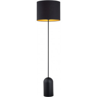 Lampa podłogowa z abażurem Aspen czarny / złoty Emibig