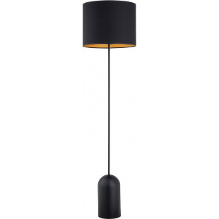 Lampa podłogowa z abażurem Aspen czarny / złoty Emibig