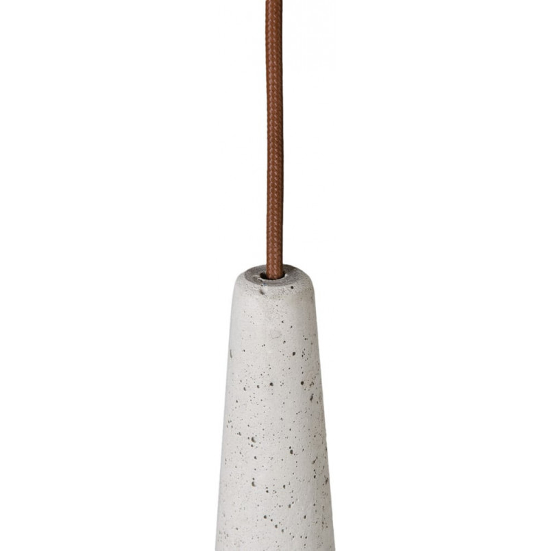 Lampa wisząca betonowa Medano | LoftLight - Brązowa, E27