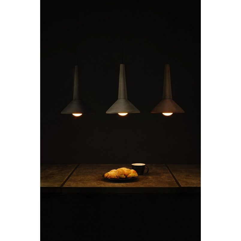 Lampa wisząca betonowa Medano | LoftLight - Brązowa, E27