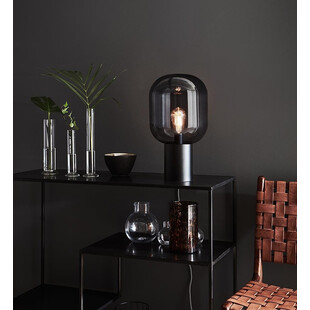Lampa stołowa Brooklyn - szklana, dymiona, Markslojd | Kup teraz