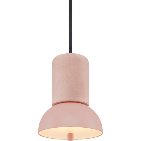 Lampa wisząca betonowa Giro różowa | LoftLight