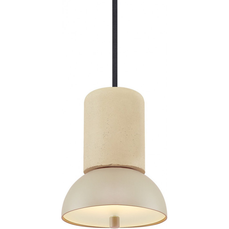 Lampa wisząca betonowa Giro beżowa Loftlight - Loft i Japandi