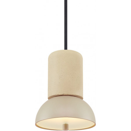Lampa wisząca betonowa Giro beżowa Loftlight - Loft i Japandi