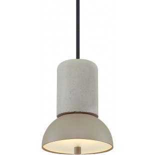 Lampa wisząca betonowa Giro 15cm szara | LoftLight