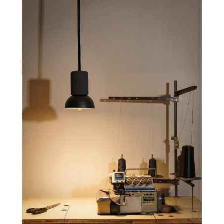 Lampa wisząca betonowa Giro LoftLight | Loftowa lampa czarna