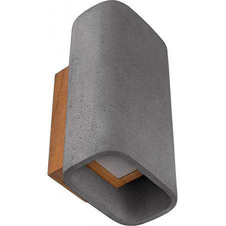 Kinkiet betonowy Loft ConTeak LED antracyt | LoftLight