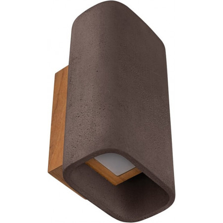 Kinkiet zewnętrzny betonowy Loftlight | Brązowy, LED, IP65
