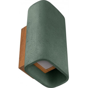 Kinkiet zewnętrzny betonowy LoftLight zielony LED | IP65