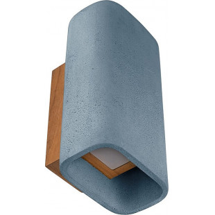 Kinkiet zewnętrzny betonowy LoftLight | Niebieski, LED, IP65