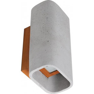 Kinkiet Betonowy Loft ConTeak LED Szary | LoftLight