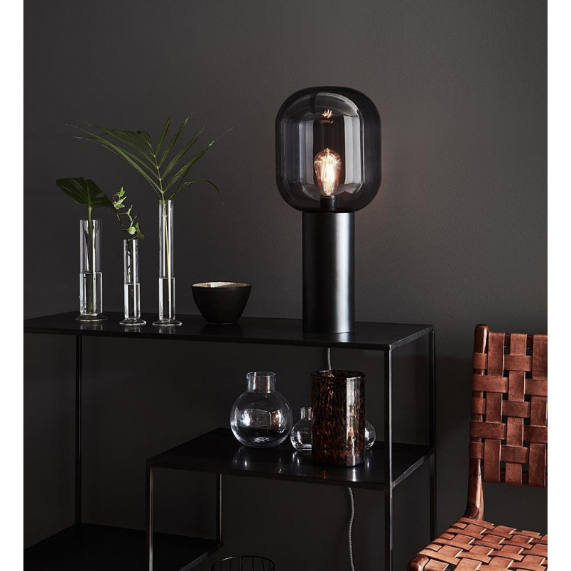 Lampa stołowa Brooklyn - szkło dymione, Markslojd | Kup teraz!