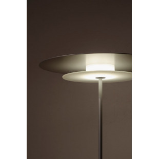 Lampa podłogowa designerska Aeroplan 47cm anode natura szaro-srebrna Loftlight