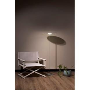 Lampa podłogowa designerska Aeroplan 47cm anode natura szaro-srebrna Loftlight