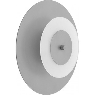 Kinkiet Aeroplan LED LoftLight | Designerski, Okrągły, Szary
