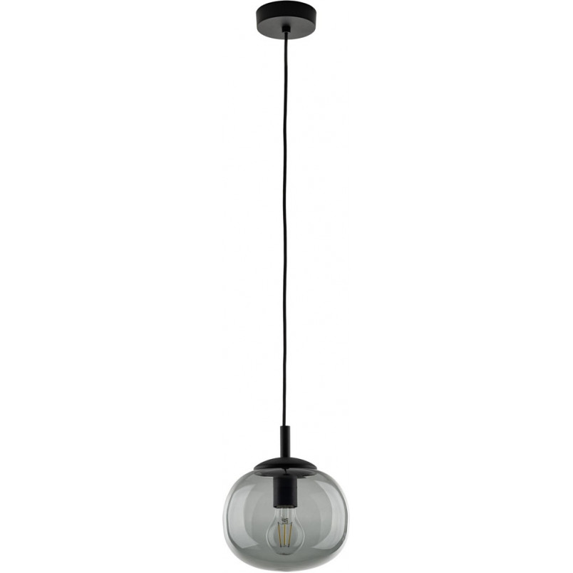 Lampa wisząca szklana Vibe 20cm grafitowa TK Lighting - Kup Teraz!