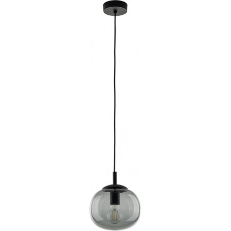 Lampa wisząca szklana Vibe 20cm grafitowa TK Lighting - Kup Teraz!